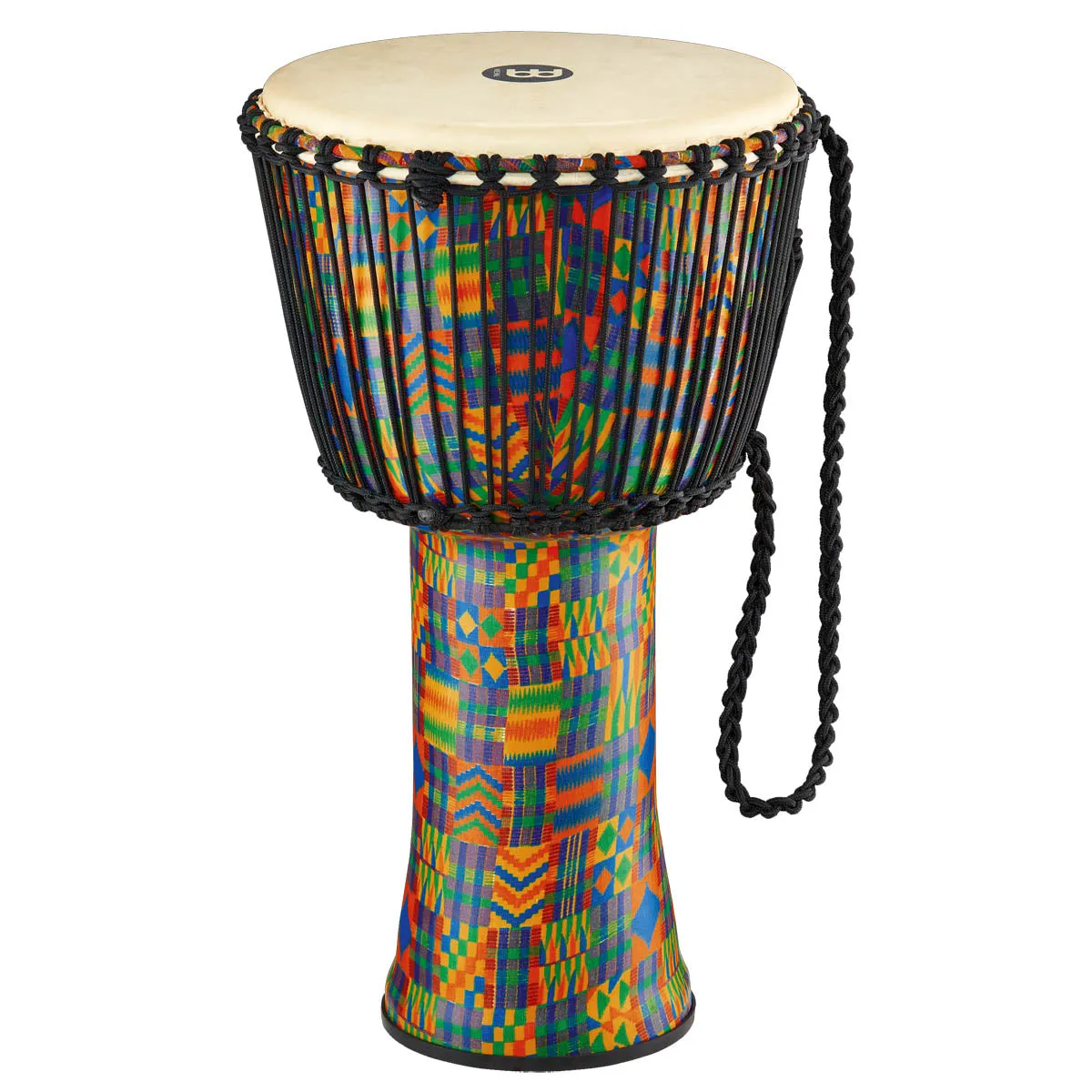 Meinl Travel Series Rope Tuned Djembe in Kenyan Quilt