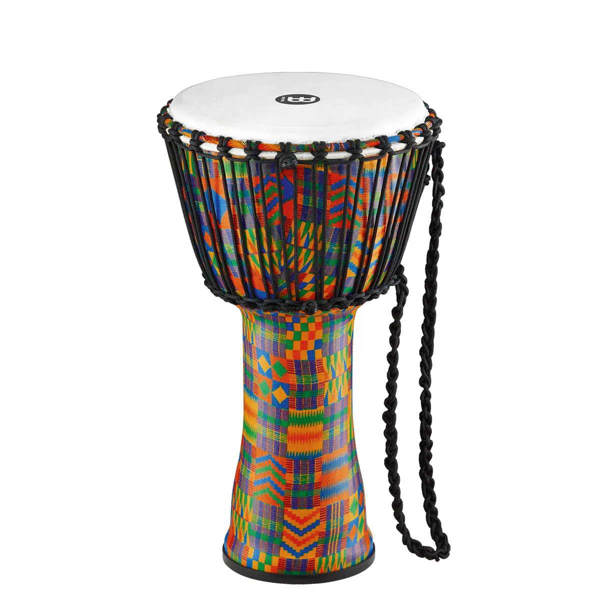 Meinl Travel Series Rope Tuned Djembe in Kenyan Quilt