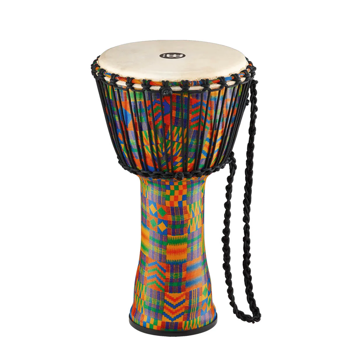Meinl Travel Series Rope Tuned Djembe in Kenyan Quilt