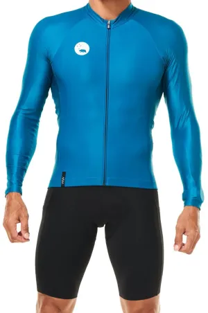 Men's Lightweight Long Sleeve Cycling Jersey - Jade