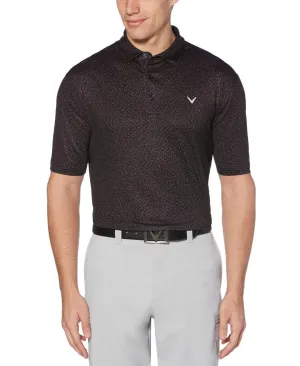Mens Scramble Print Polo
