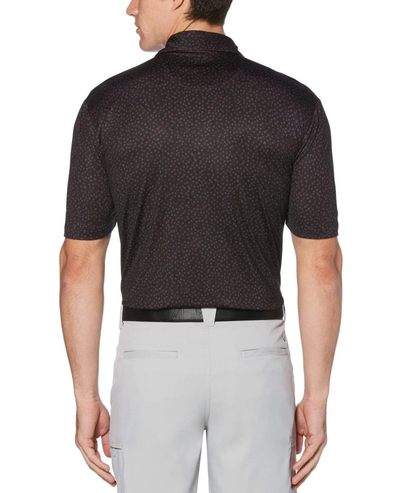 Mens Scramble Print Polo