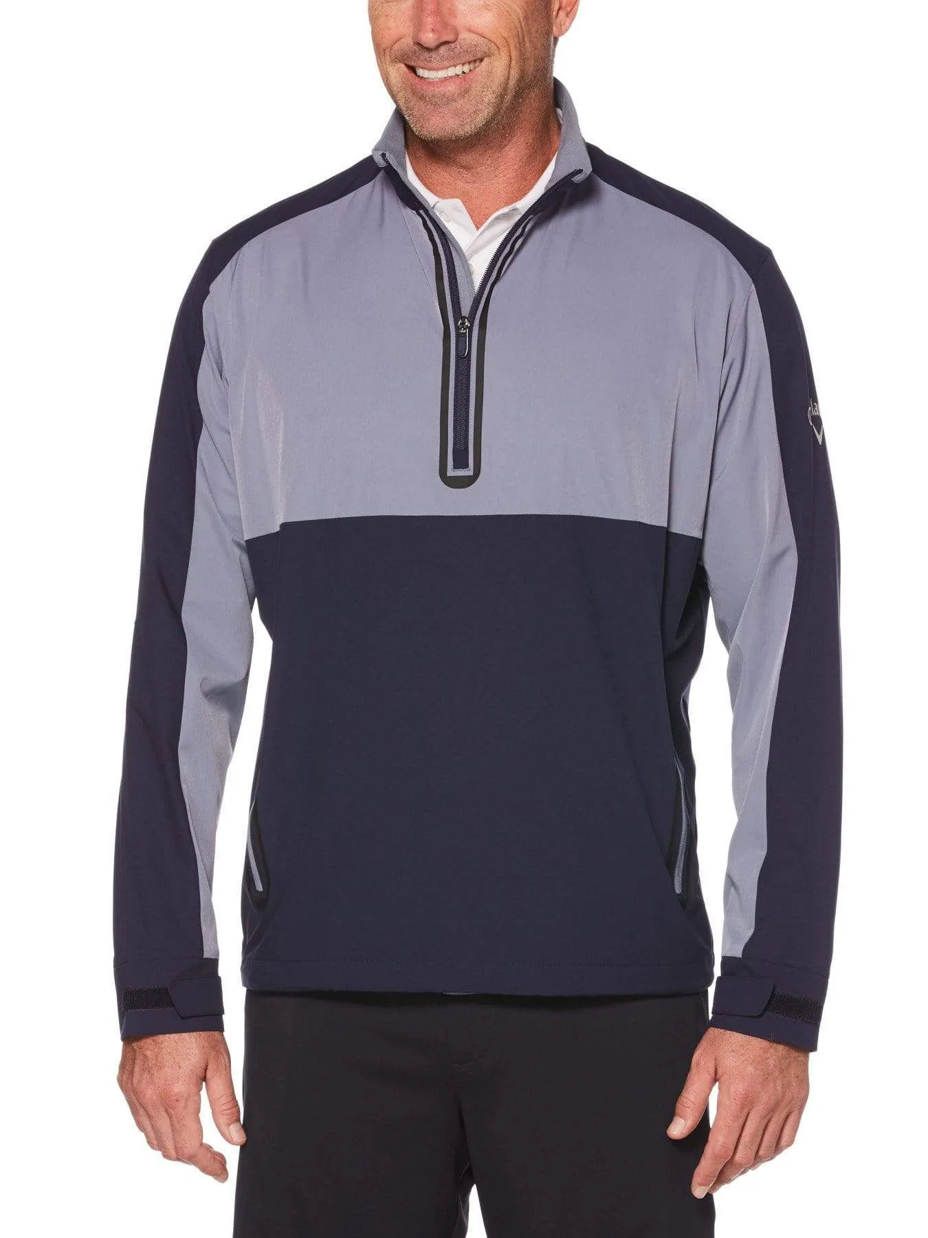 Mens Swing Tech™ Color Block 1/4 Zip Windshirt