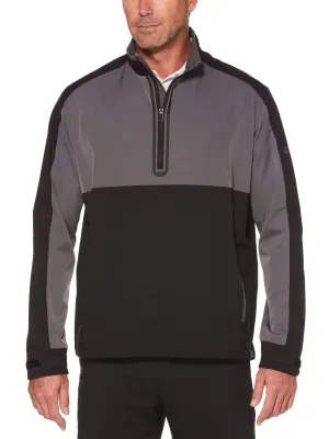 Mens Swing Tech™ Color Block 1/4 Zip Windshirt