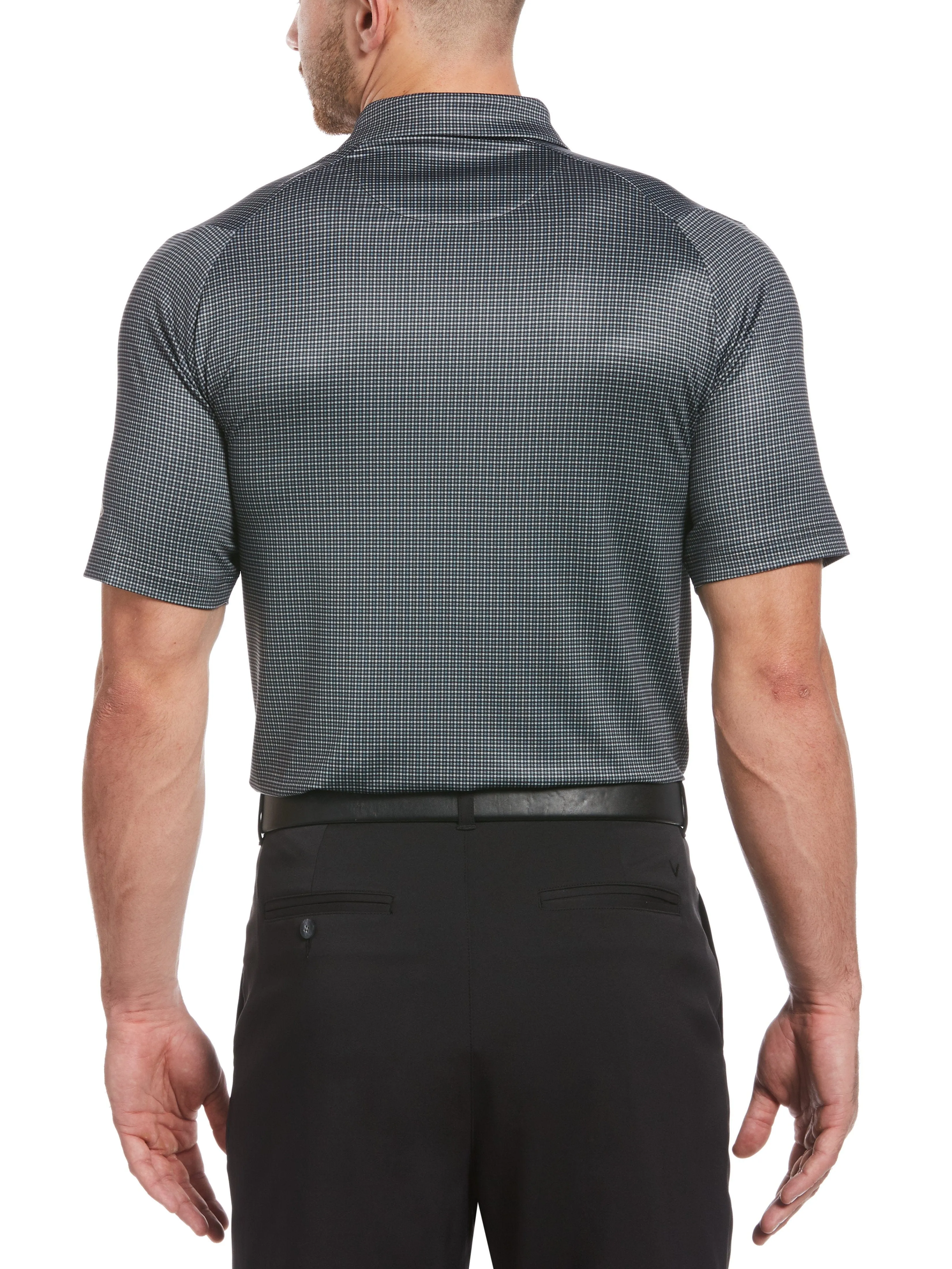 Mens Tattersall Printed Polo