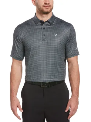 Mens Tattersall Printed Polo