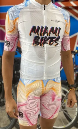 Miami Bikes Cycling Kit (White)