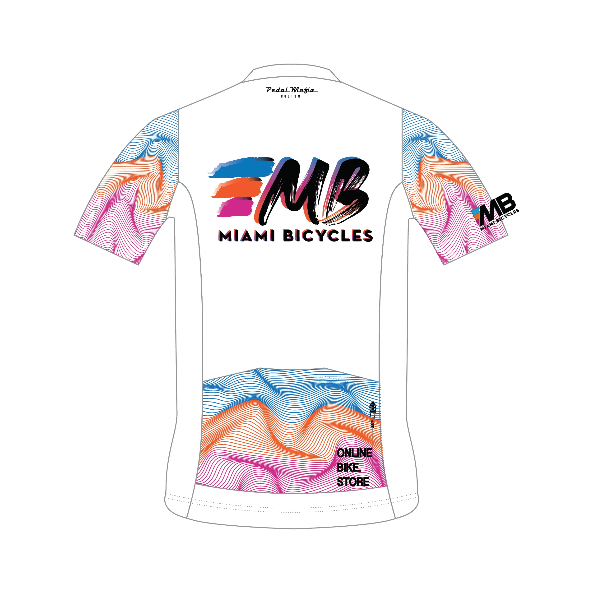 Miami Bikes Cycling Kit (White)