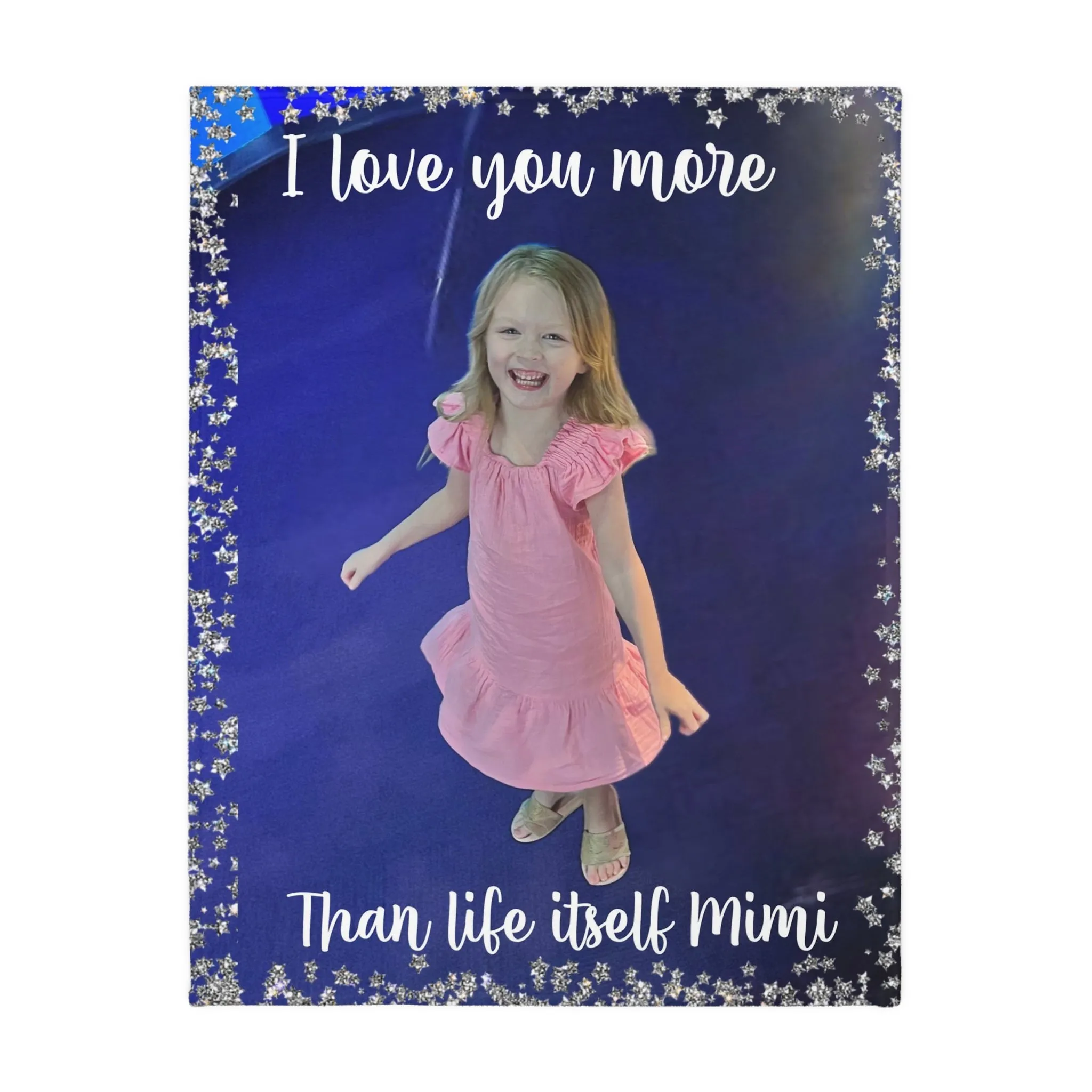 MINI - Velveteen Minky Blanket (Two-sided print)