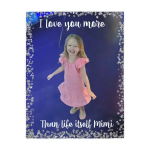 MINI - Velveteen Minky Blanket (Two-sided print)