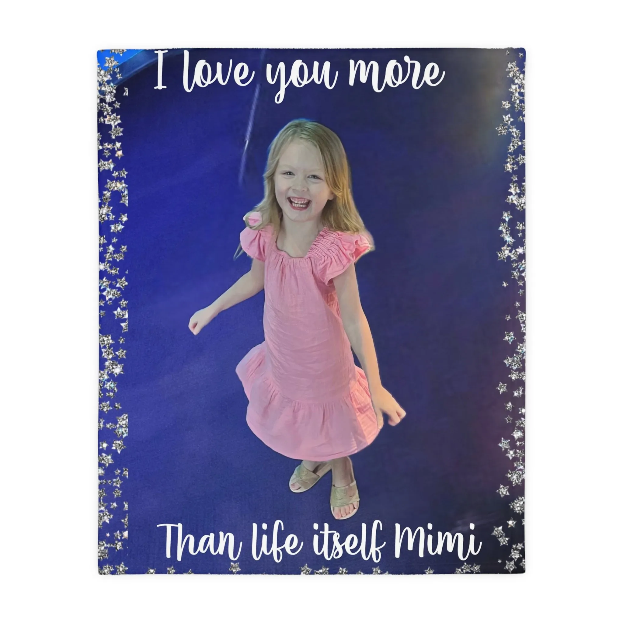 MINI - Velveteen Minky Blanket (Two-sided print)