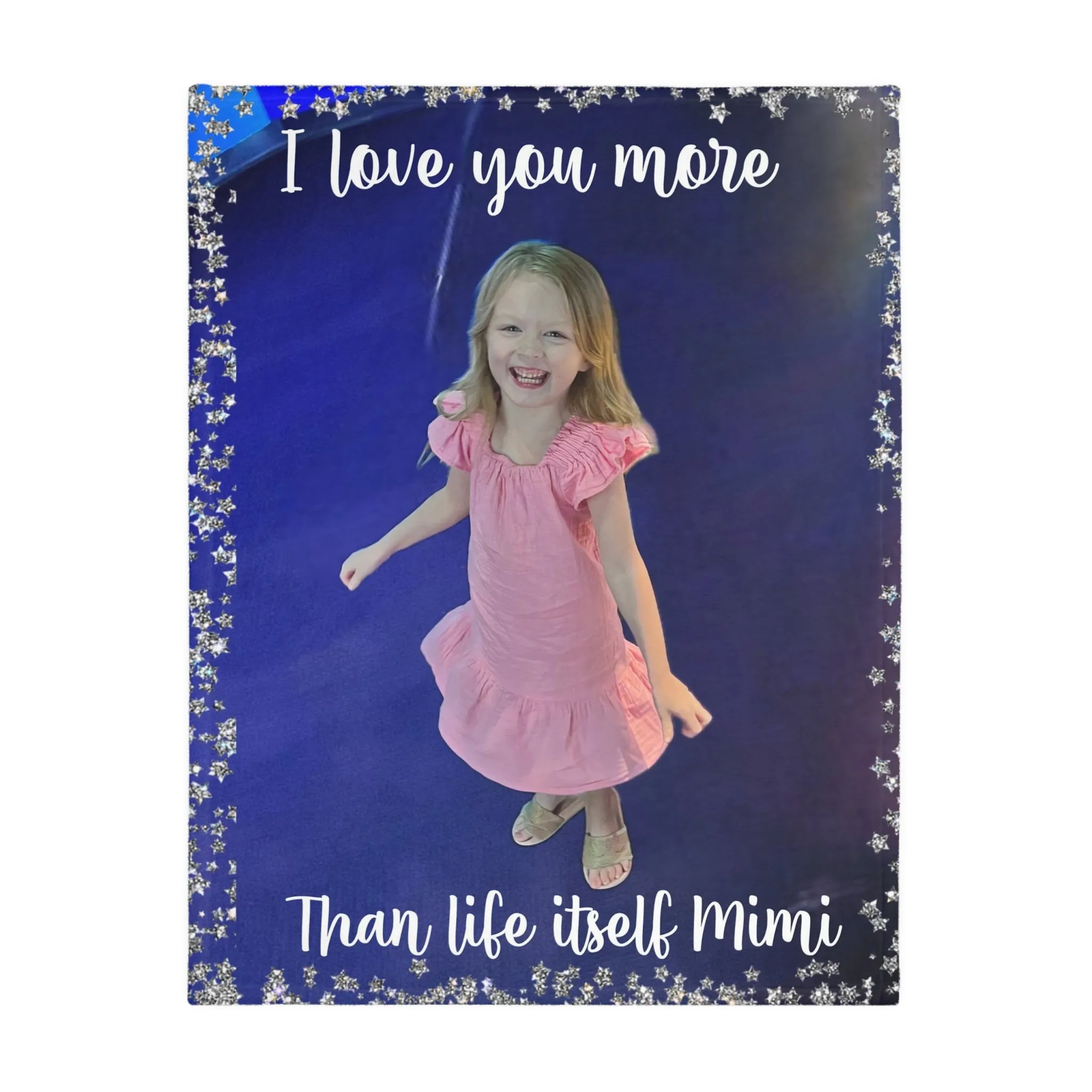 MINI - Velveteen Minky Blanket (Two-sided print)