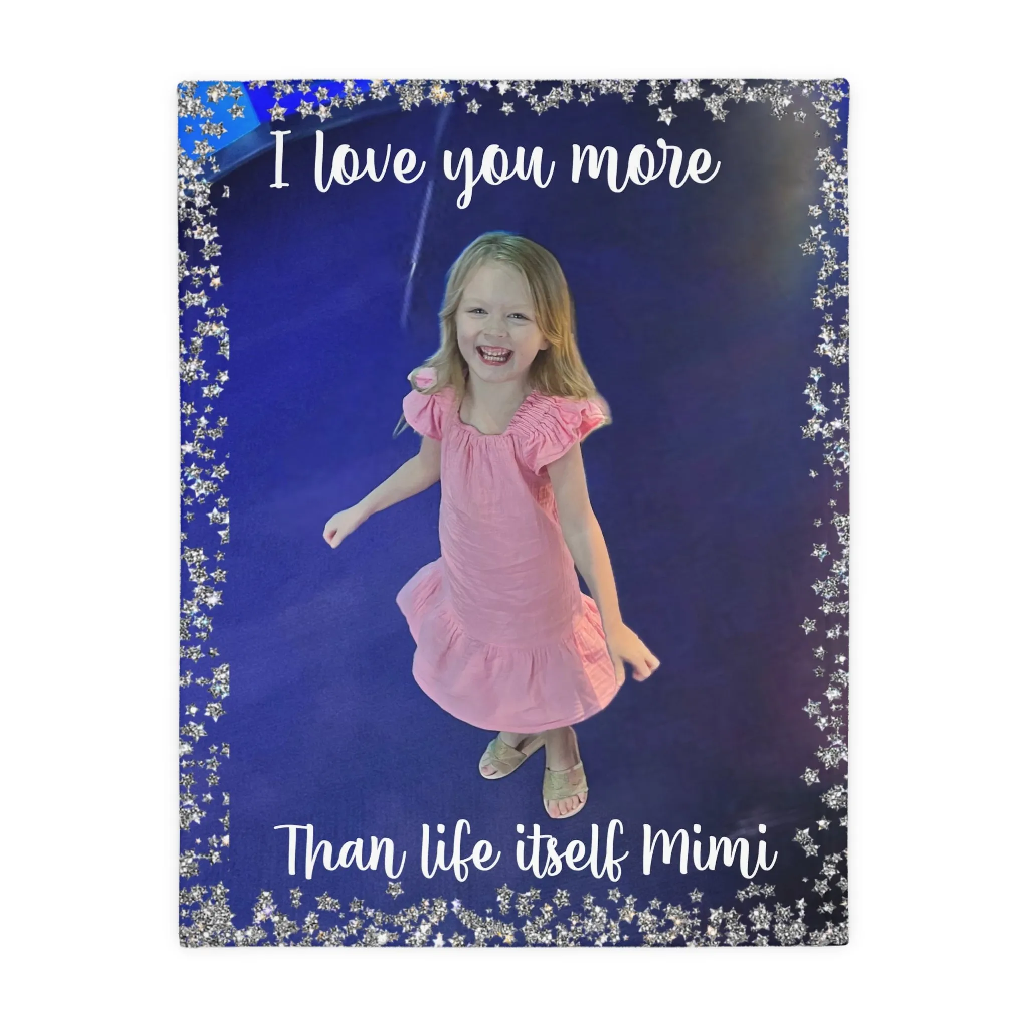 MINI - Velveteen Minky Blanket (Two-sided print)