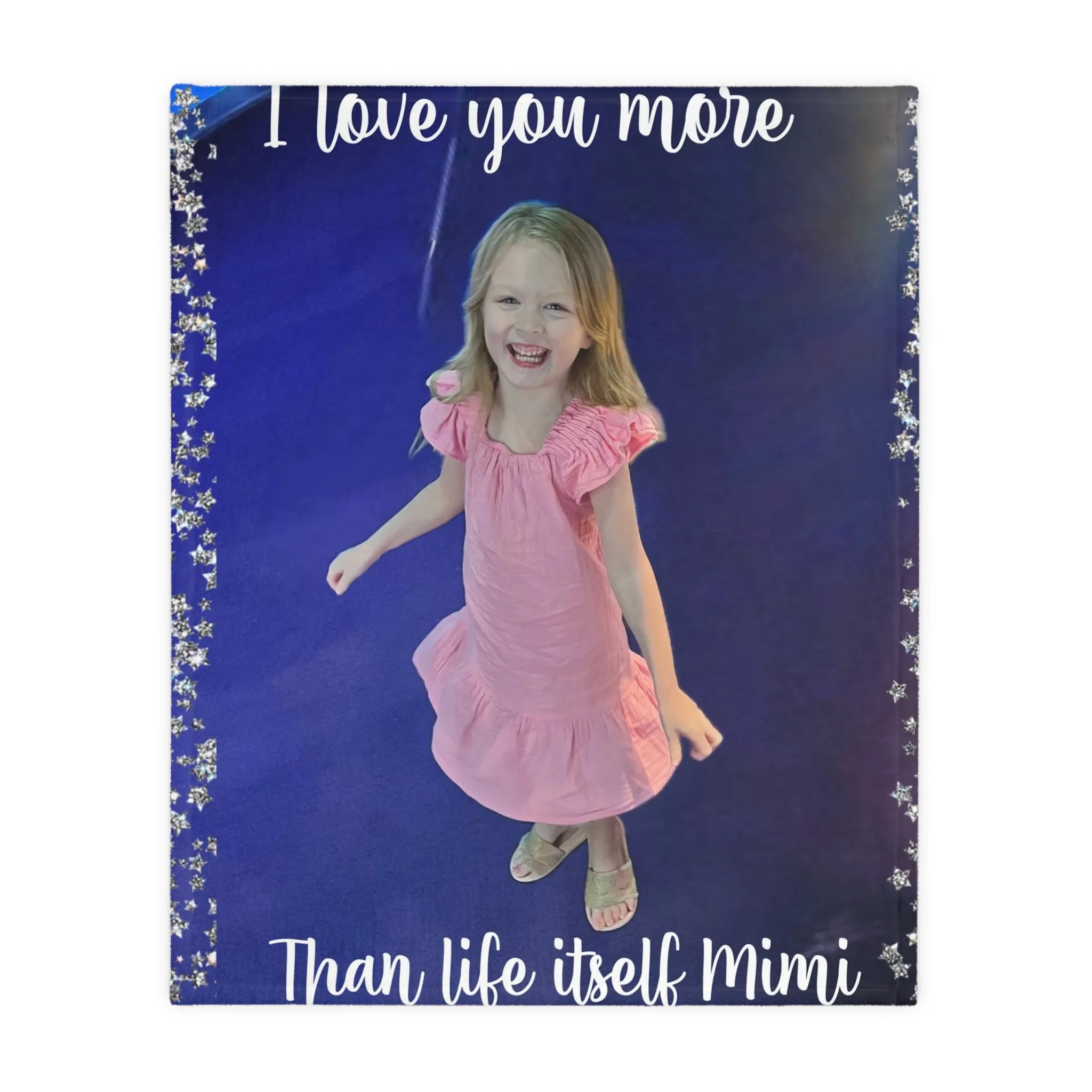 MINI - Velveteen Minky Blanket (Two-sided print)