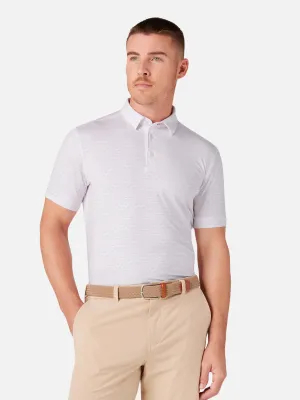 Mizzen   Main Versa SS Polo - True Pink Triple Dot