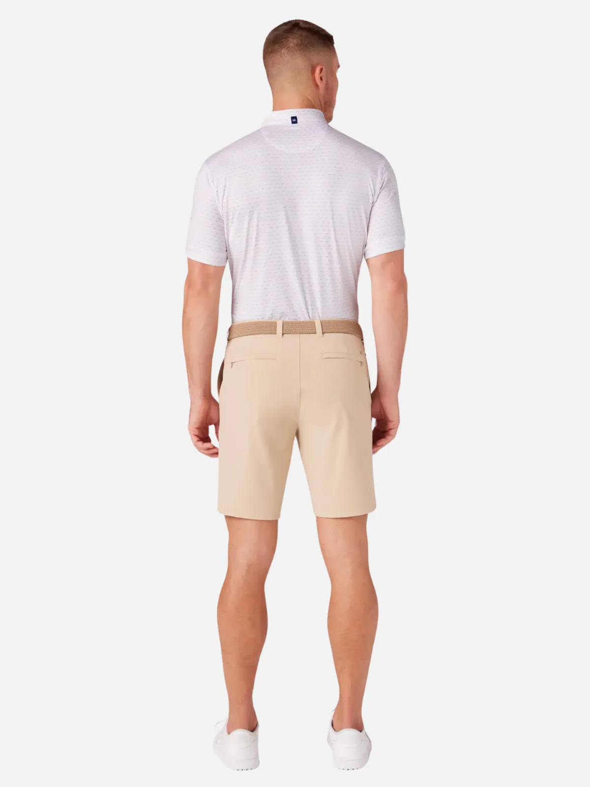 Mizzen   Main Versa SS Polo - True Pink Triple Dot