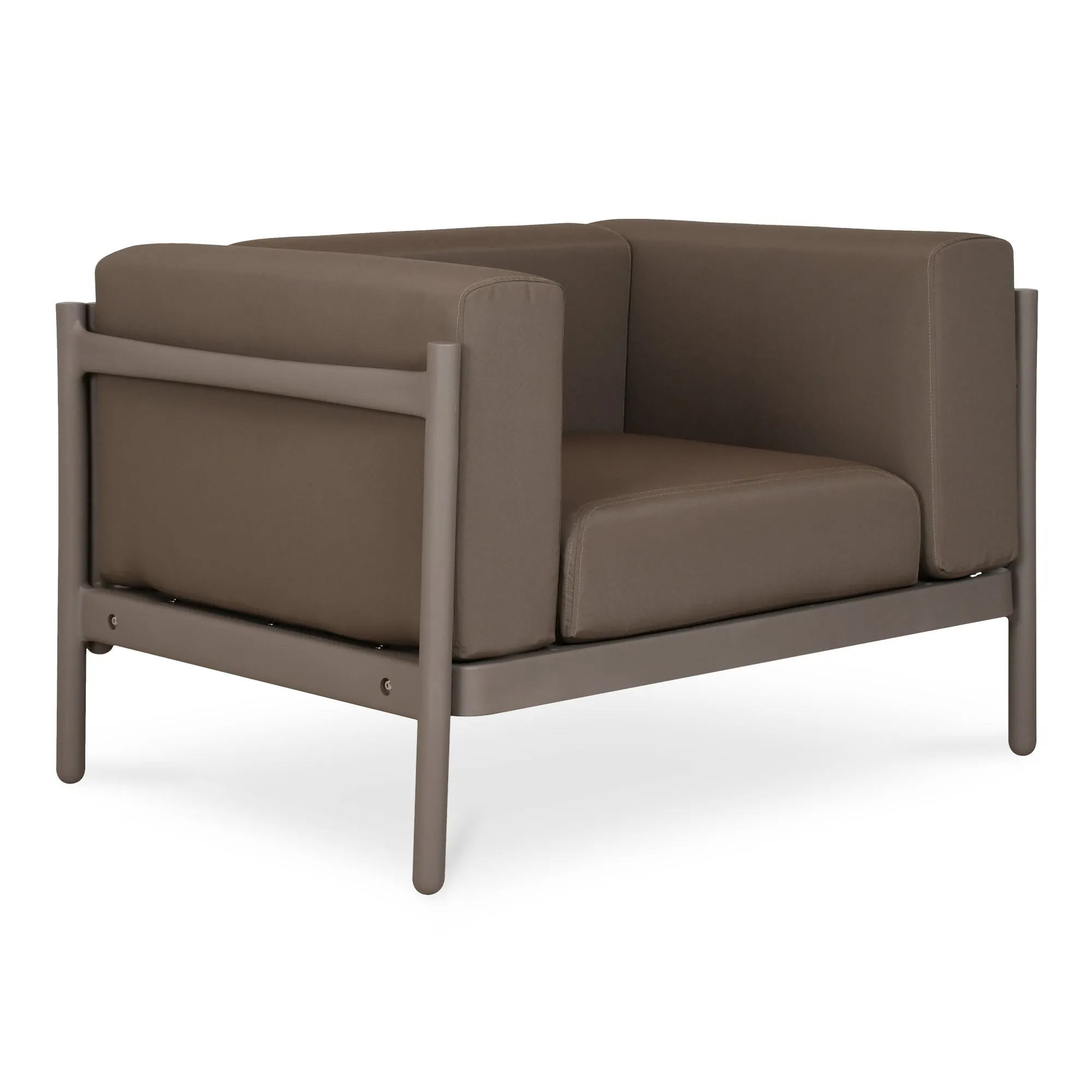 Moe's Home Collection Suri Grey Outdoor Lounge Chair