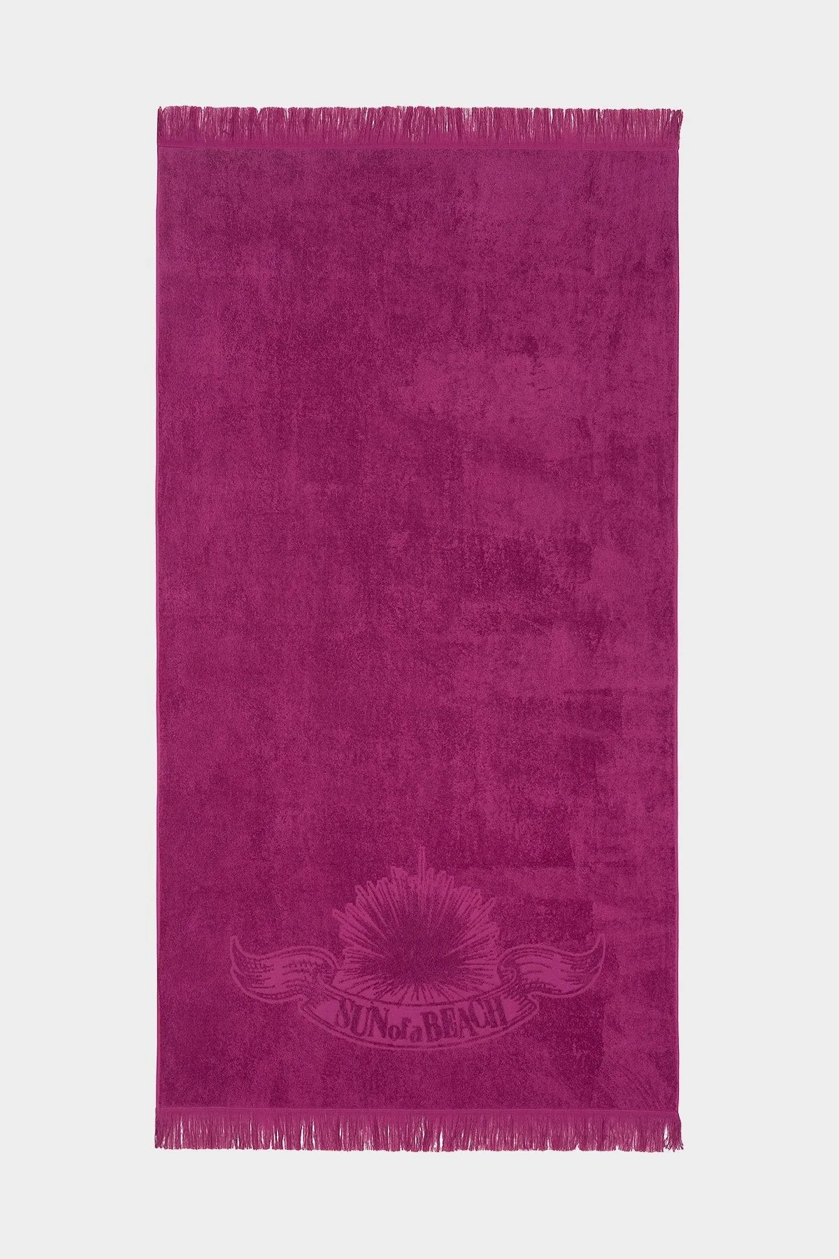 Monochrome Beach Towel in Just Cherry