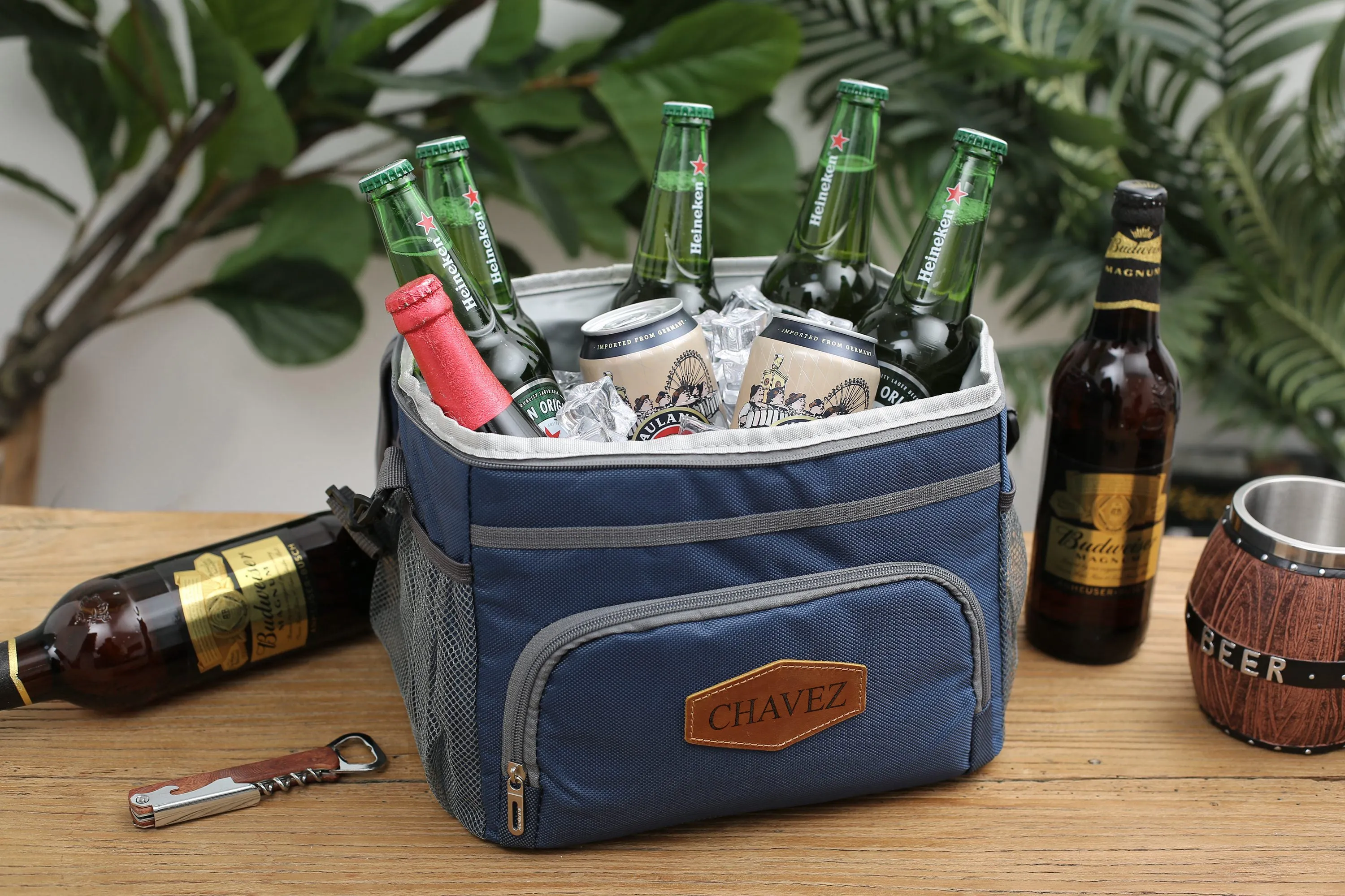 Monogrammed Insulated Cooler Bags - The Perfect Groomsmen Gift for Beach, Picnic, and Camping Trips