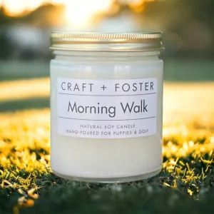 Morning Walk - Natural Soy Wax Candle