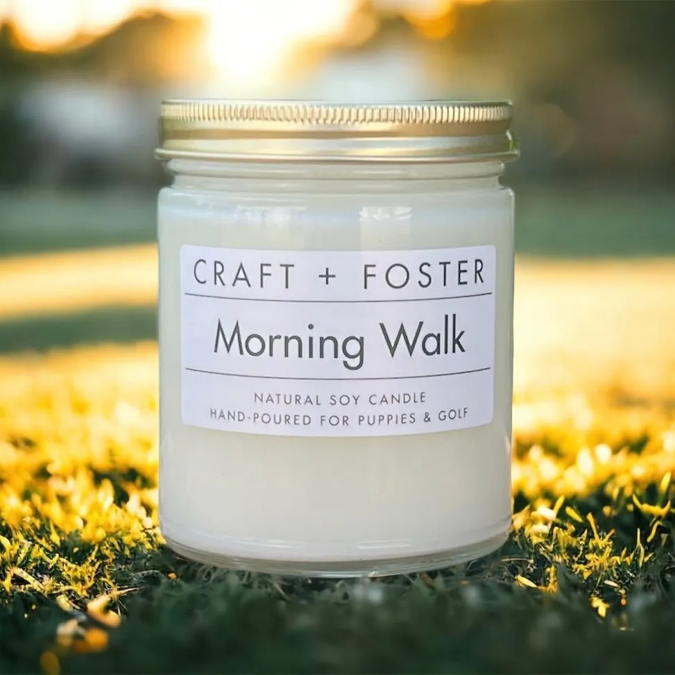 Morning Walk - Natural Soy Wax Candle