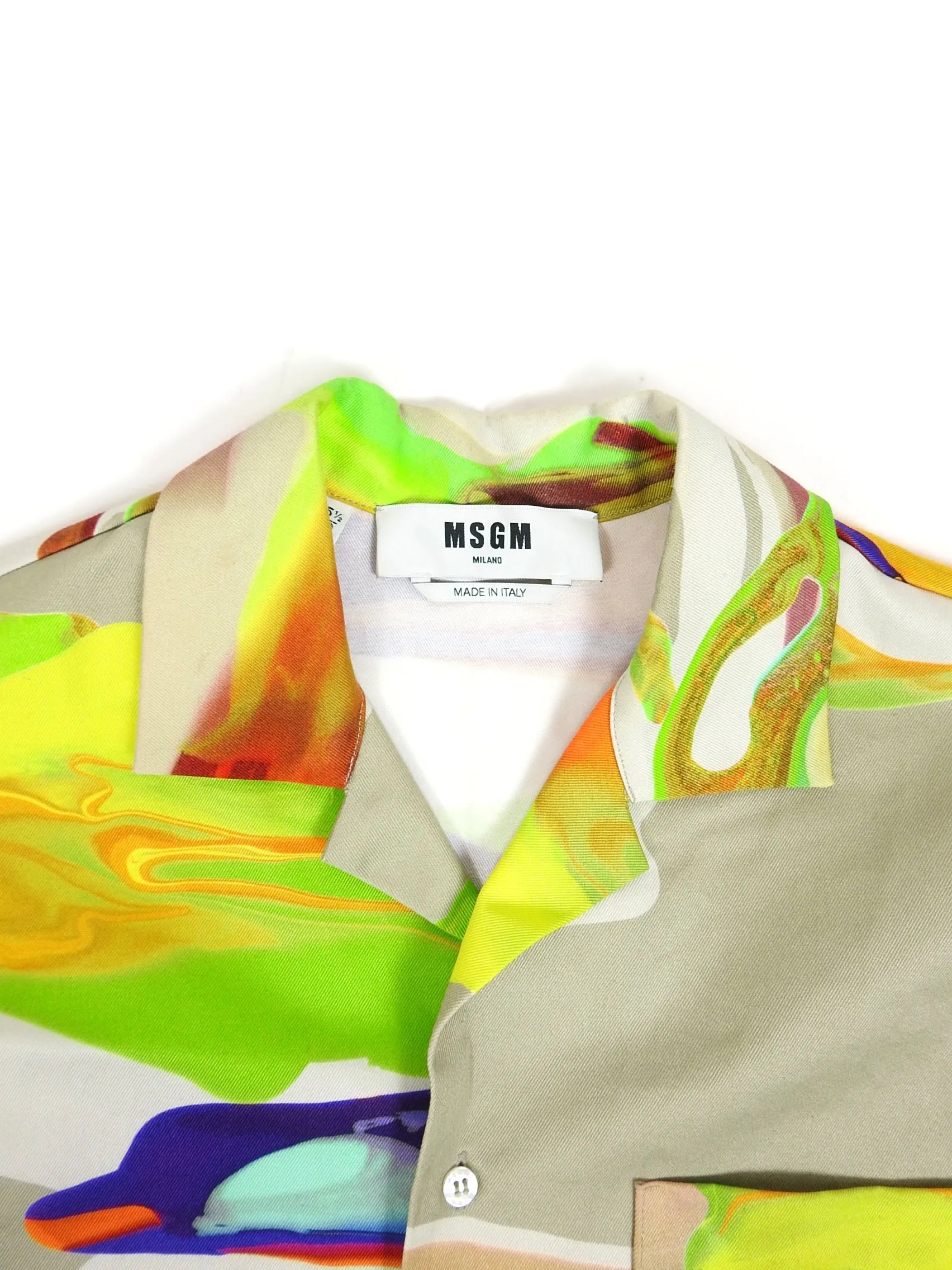 MSGM Patterned SS Shirt Size 48