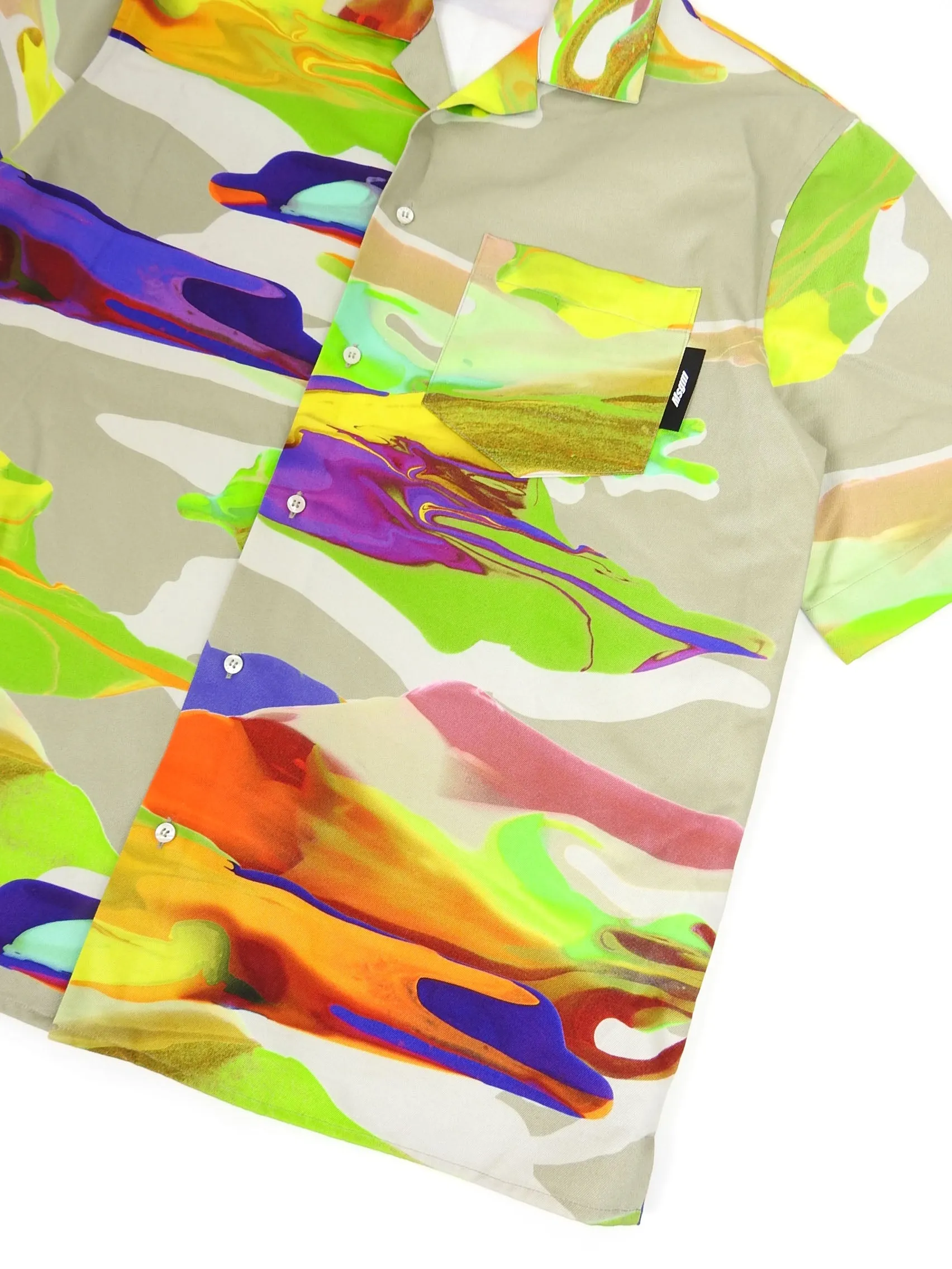 MSGM Patterned SS Shirt Size 48