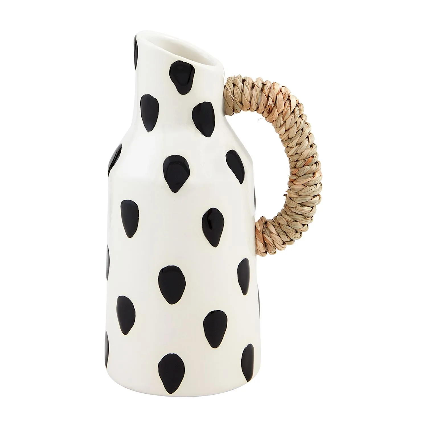 Mud Pie Black Patterned Bud Vase