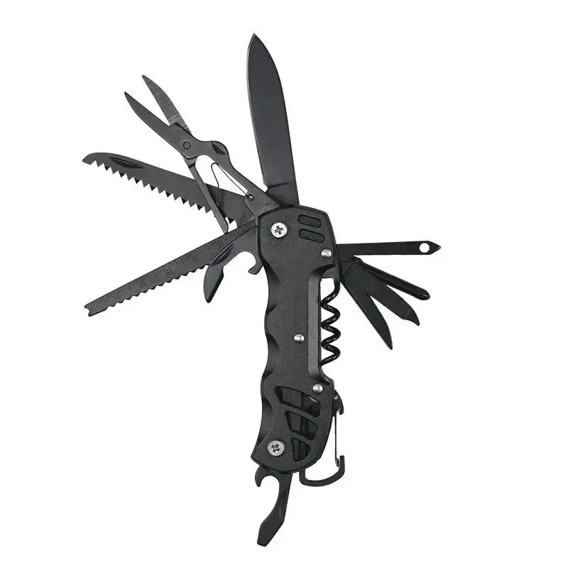 Multifunctional Folding Pocket Survival Tool - Stainless Steel Portable Camping Tool, Emergency Survival Gear, Compact and Lightweight