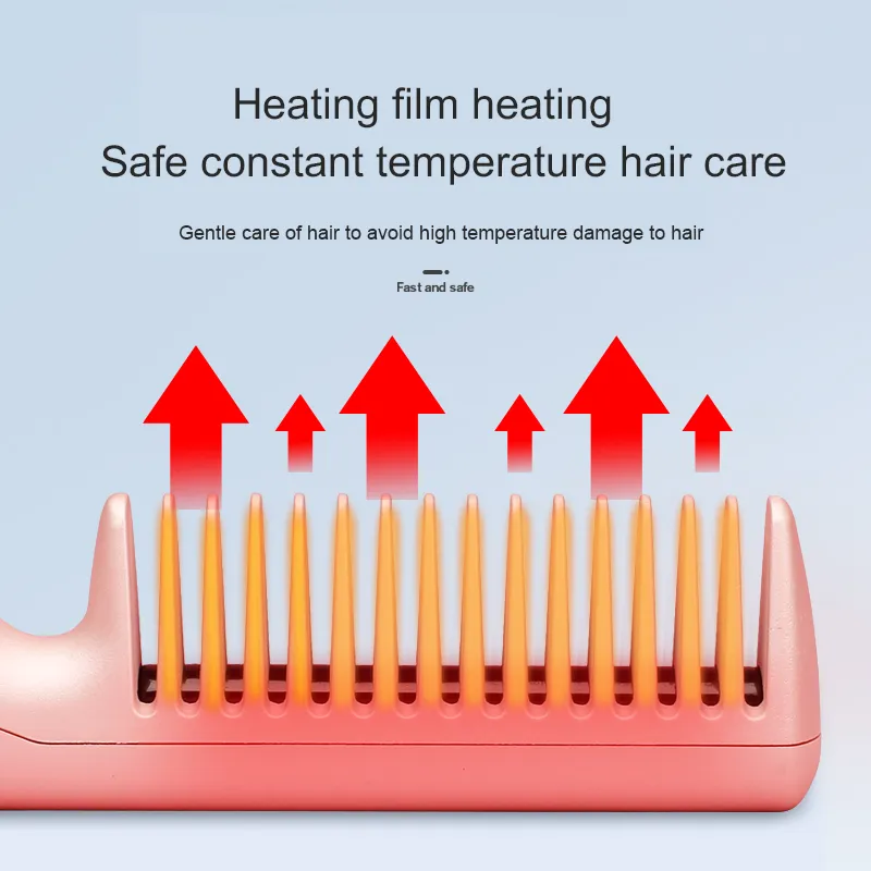 Multifunctional USB Rechargeable Hair Straightener