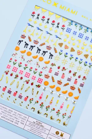 Nail Art Stickers - Picnic (Paris)