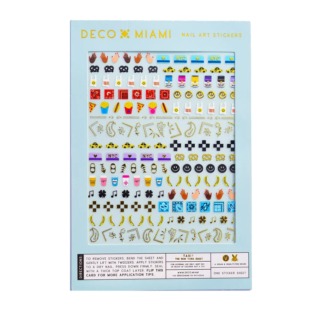 Nail Art Stickers - Picnic (Paris)