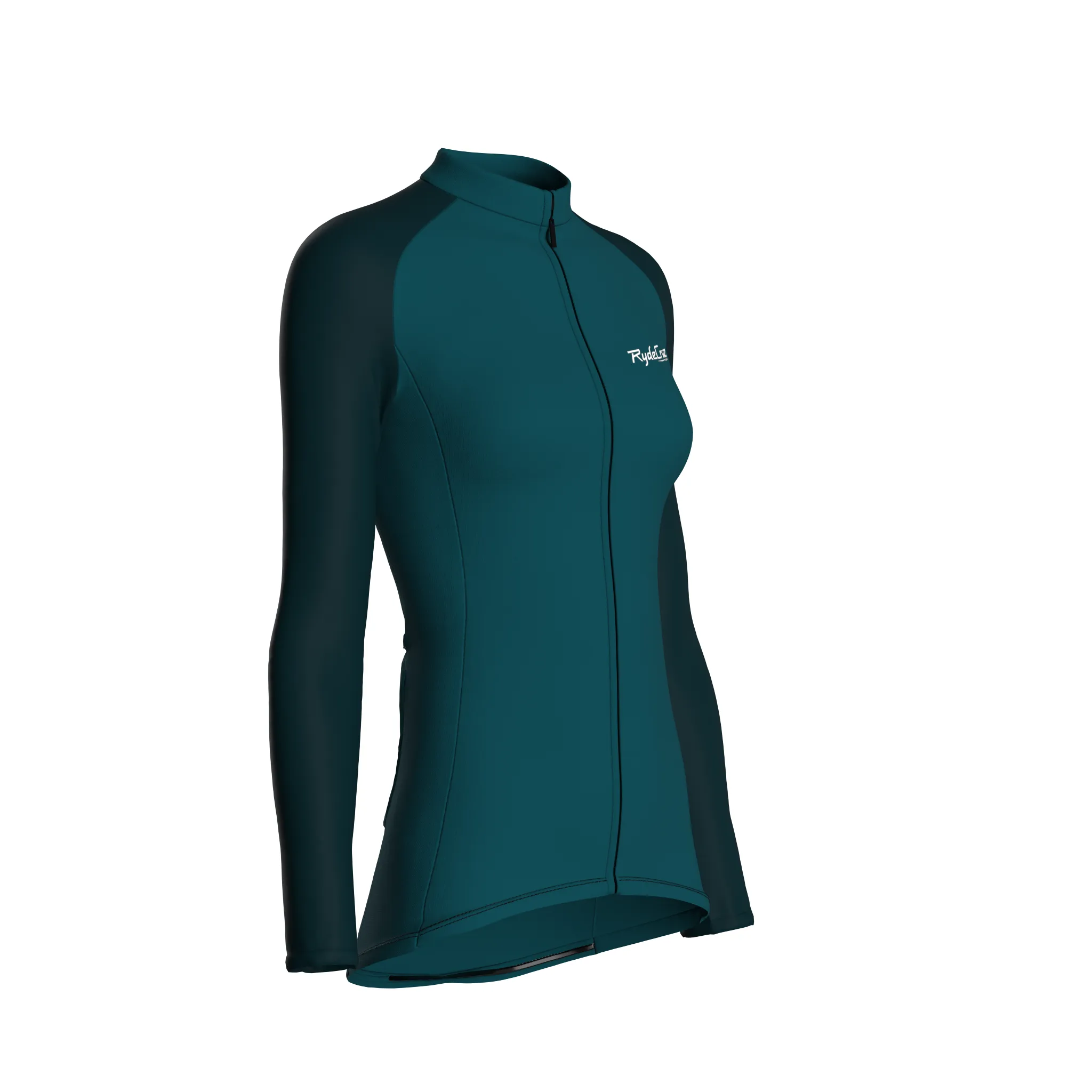 Neat Flow | Midnight Green Female Long Sleeves Jersey