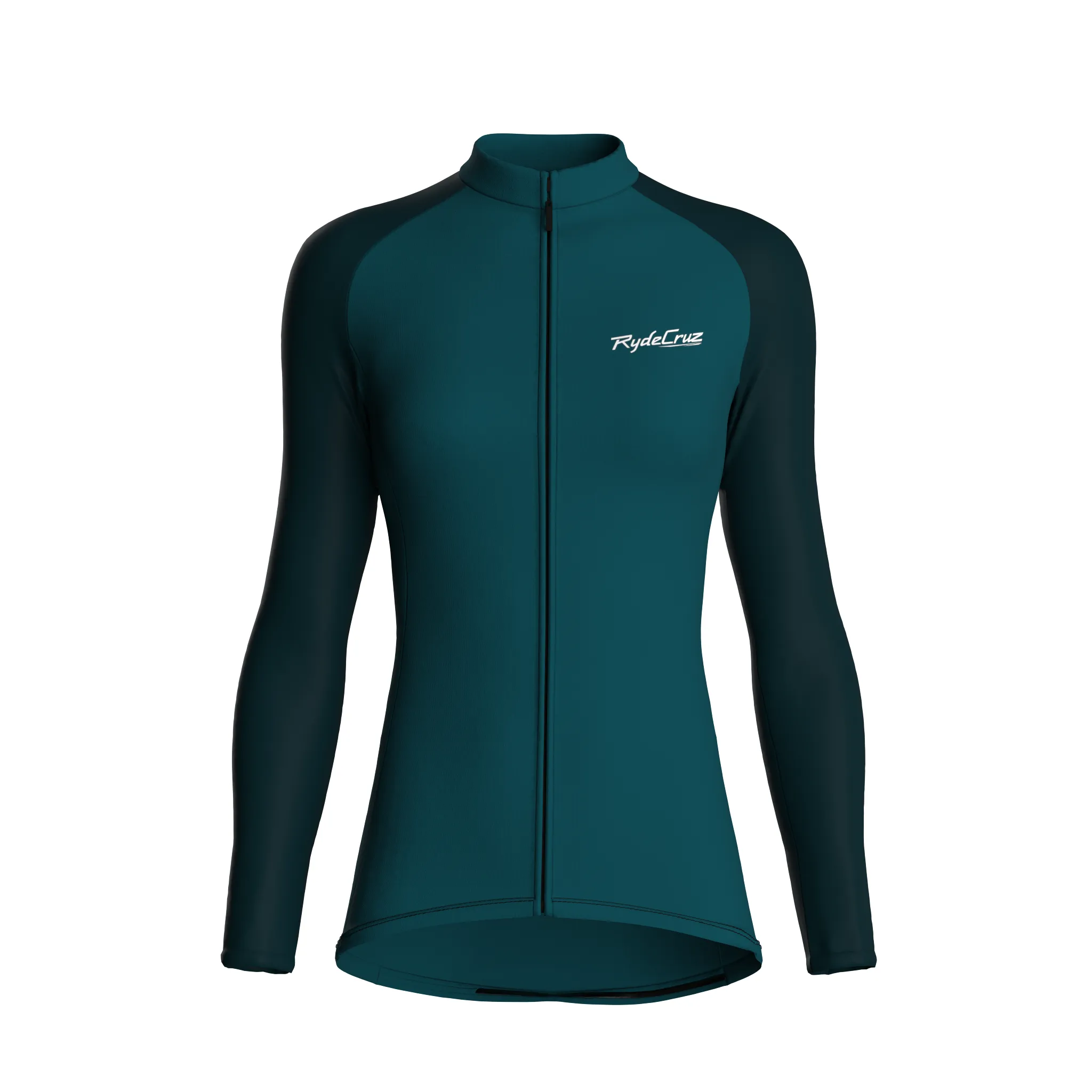 Neat Flow | Midnight Green Female Long Sleeves Jersey