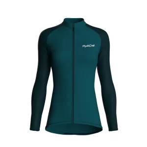 Neat Flow | Midnight Green Female Long Sleeves Jersey