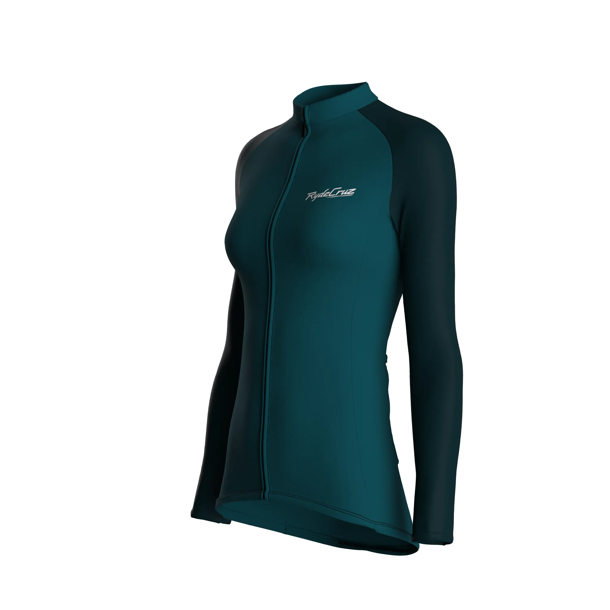 Neat Flow | Midnight Green Female Long Sleeves Jersey