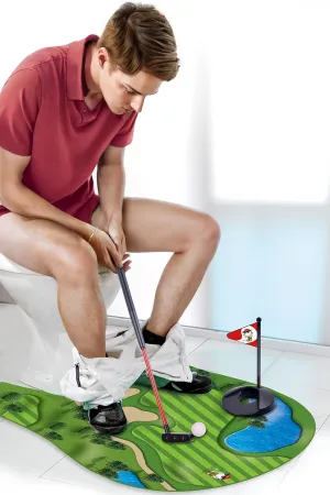 New in box! Toilet Golf, Toilet Golf Game Mini Golf - Great Toilet Time - Gag Gifts, Gag Gifts for Men - Funny Dad Gifts, Funny Gifts For Men Boyfriend Brother, White Elephant Gifts For Adults Husband Him