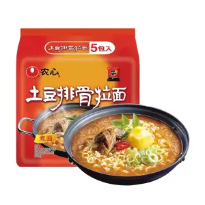Nongshim Potato Pork Rib Soup Noodles - 120g x 5 Packs