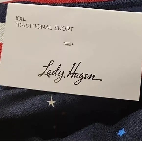 NWT Lady Hagen Contrast Trim Golf Skort