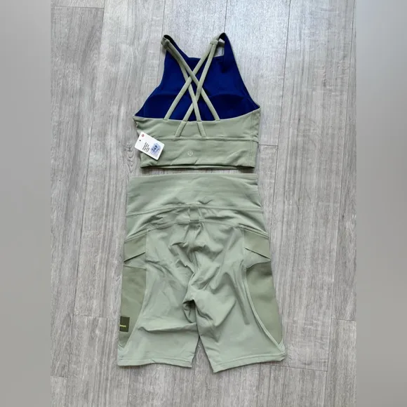 NWT Lululemon bundle- Cargo Hiking Short &amp; Energy High-Neck Longline Bra