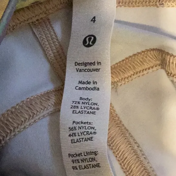 NWT Lululemon Cargo Super-High-Rise Hiking Short 8&quot;