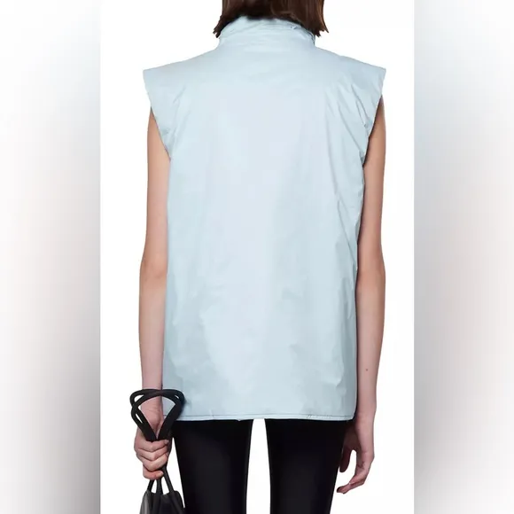 NWT Rains Fuse Puffer Vest in Sky Blue