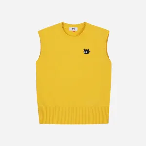 Áo Golf Tay Ngắn Nữ Waac Crew Neck Knit - Vàng