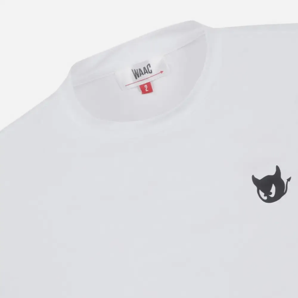 Áo Golf Tay Ngắn Nữ Waac Waccky Point Round - Trắng
