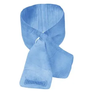 OccuNomix MiraCool Cooling Neck Wrap, 4 in W x 31.5 in L, Blue, 930-BL