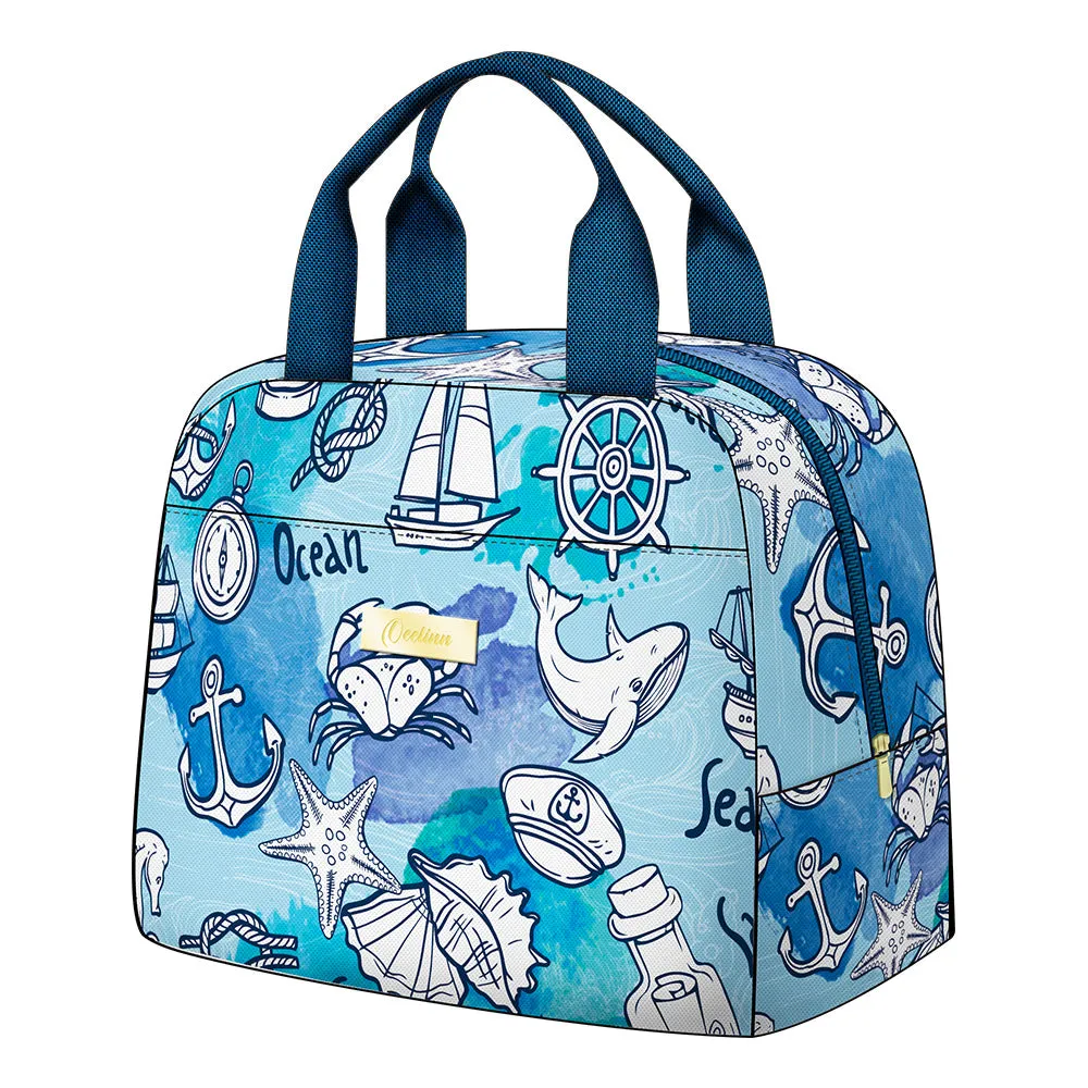 Ocean-Inspired Insulated Lunch Bag Fun and Functional Marine Design