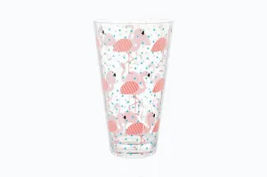 Official Love Island Flamingo Picnic Glasses