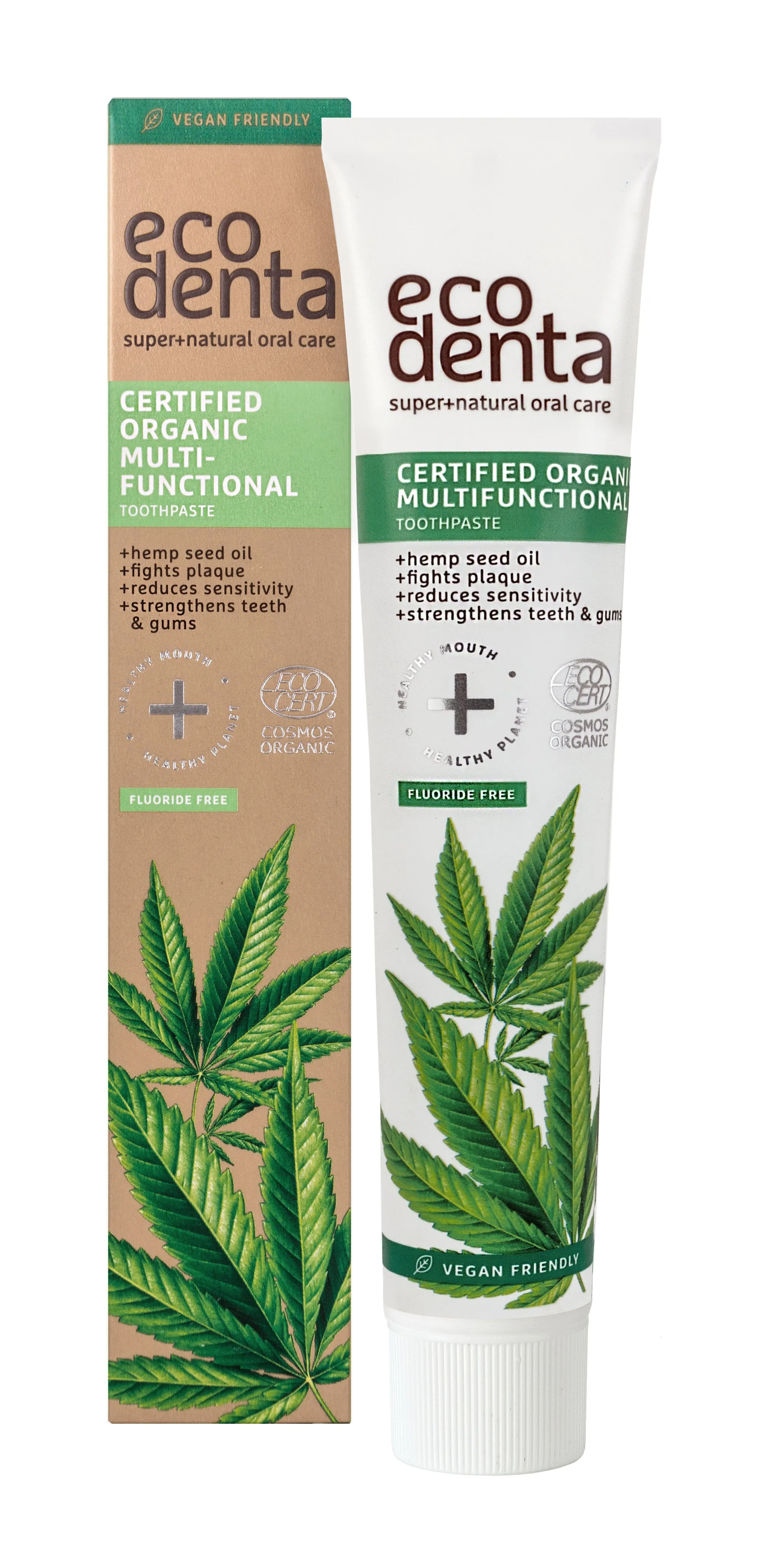 ORGANIC Multifunctional Toothpaste with Hemp Oil (8x75ml)