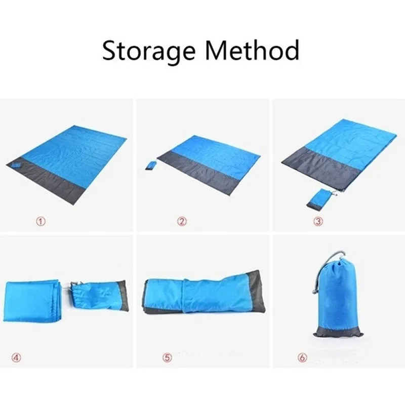 Outdoor Camping Picnic Portable Folding Waterproof Beach Mat