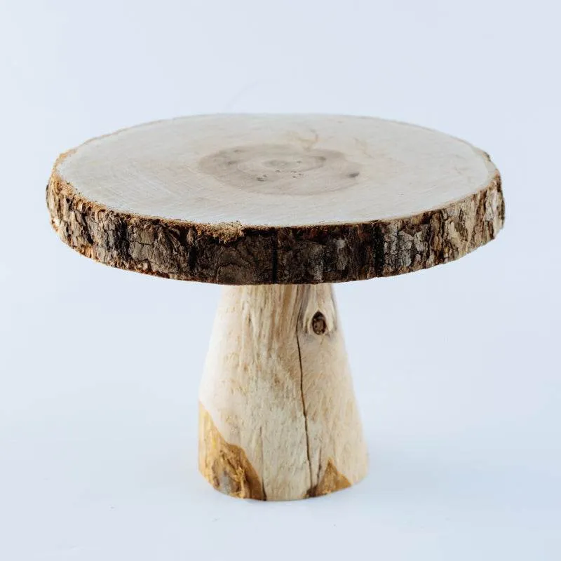 Outdoor Dessert Table Wooden Cake Stand Tray